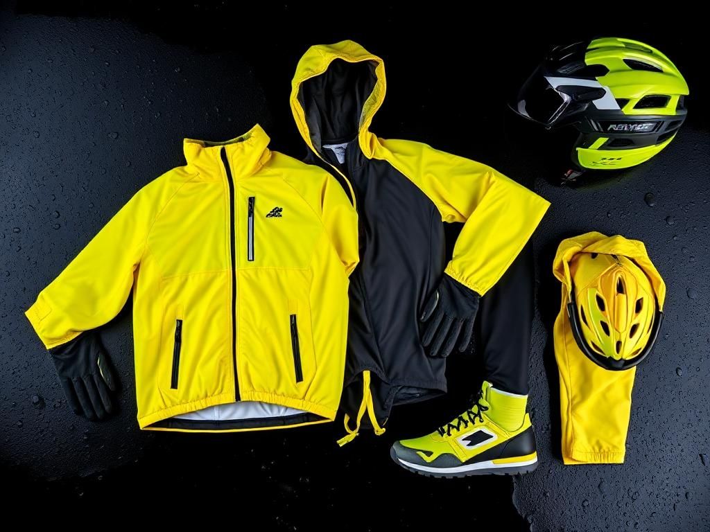 Экипировка велосипедиста для дождя