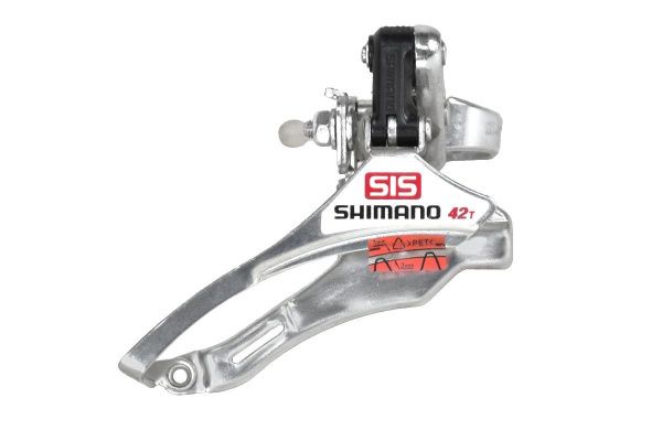 Переключатель передний SHIMANO FD-TY10 31,8мм,верх. тяга,серебристый