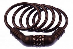 Замок противоугонный GK102.705A 10х1800мм(72"), трос 10мм,в оплетке,кодовый