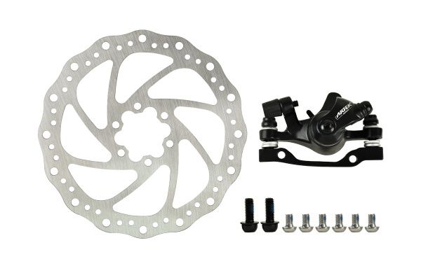 Тормоз дисковый механический передний ARTEK ADC-11 с ротором 160мм,крепл. SIS 6 болт,чер