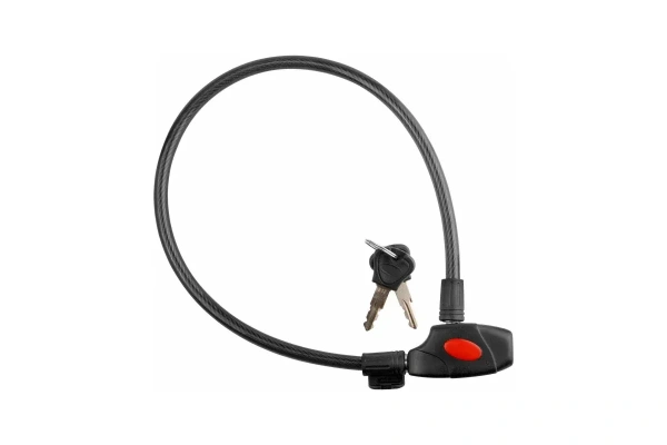 Замок противоугонный STELS 84320 12x650мм(25"), 2 ключа,трос Замок противоугонный STELS 84320 12x650мм(25"), 2 ключа,трос