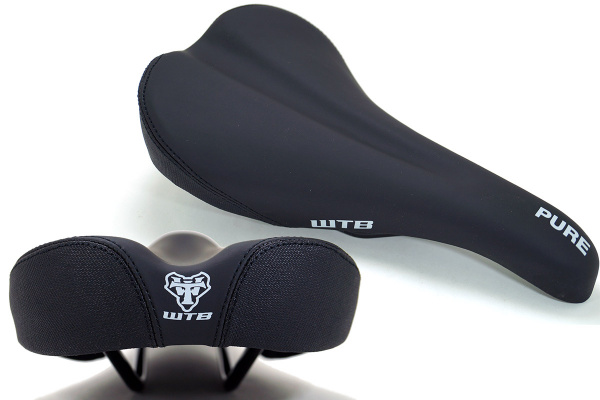 Седло WTB Pure W165-2694 MTB Sport 148x273mm,стальные рельсы,черное